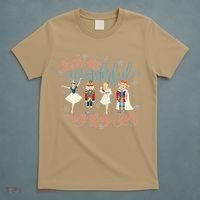 Christmas Nutcracker Ballet Ballerina Funny Xmas Holiday T-Shirt thumb 5
