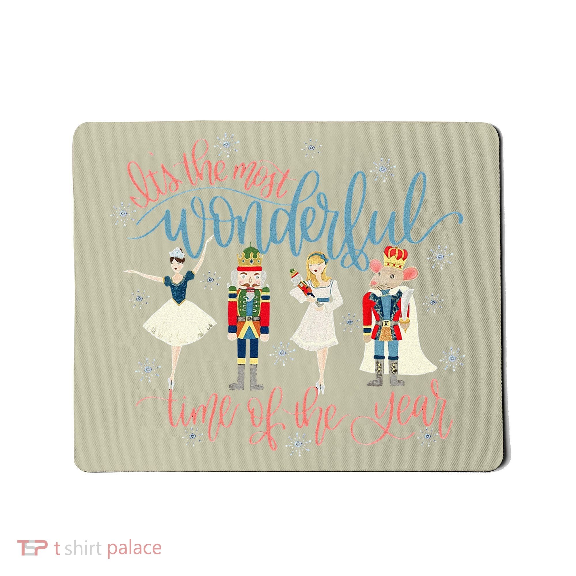 Christmas Nutcracker Ballet Ballerina Funny Xmas Holiday Mousepad