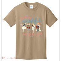 Christmas Nutcracker Ballet Ballerina Funny Xmas Holiday Kids T-Shirt thumb 0