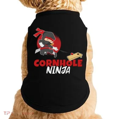 Cornhole Ninja Boy Cornhole Doggie Tank