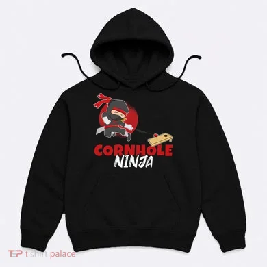 Cornhole Ninja Boy Cornhole Hoodie