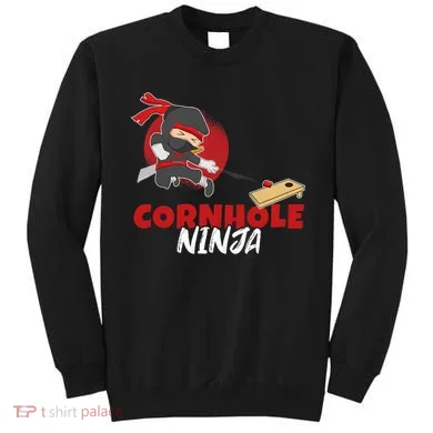 Cornhole Ninja Boy Cornhole Sweatshirt