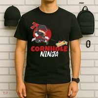 Cornhole Ninja Boy Cornhole T-Shirt thumb 6