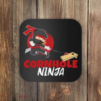 Cornhole Ninja Boy Cornhole Coaster