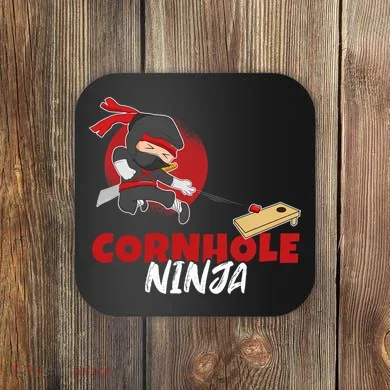 Cornhole Ninja Boy Cornhole Coaster