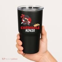 Cornhole Ninja Boy Cornhole Tumbler thumb 2