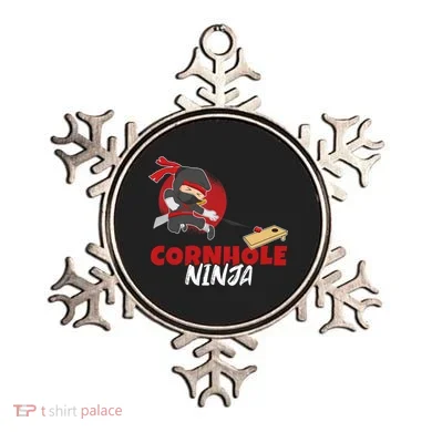 Cornhole Ninja Boy Cornhole Ornament