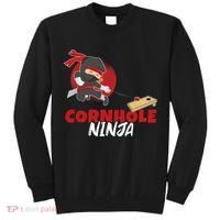 Cornhole Ninja Boy Cornhole Tall Sweatshirt thumb 0