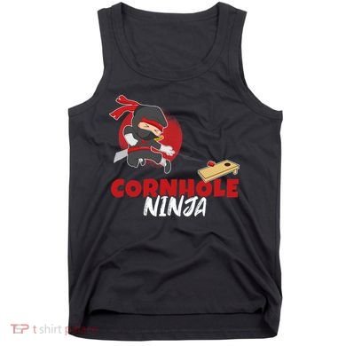 Cornhole Ninja Boy Cornhole Tank Top