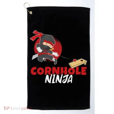 Cornhole Ninja Boy Cornhole Golf Towel