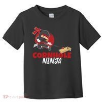 Cornhole Ninja Boy Cornhole Toddler T-Shirt thumb 0