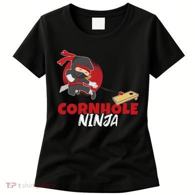 Cornhole Ninja Boy Cornhole Women's T-Shirt