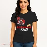 Cornhole Ninja Boy Cornhole Women's T-Shirt thumb 4