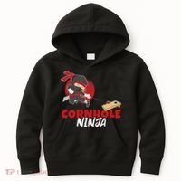 Cornhole Ninja Boy Cornhole Kids Hoodie thumb 0