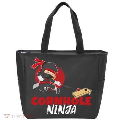 Cornhole Ninja Boy Cornhole Tote Bag