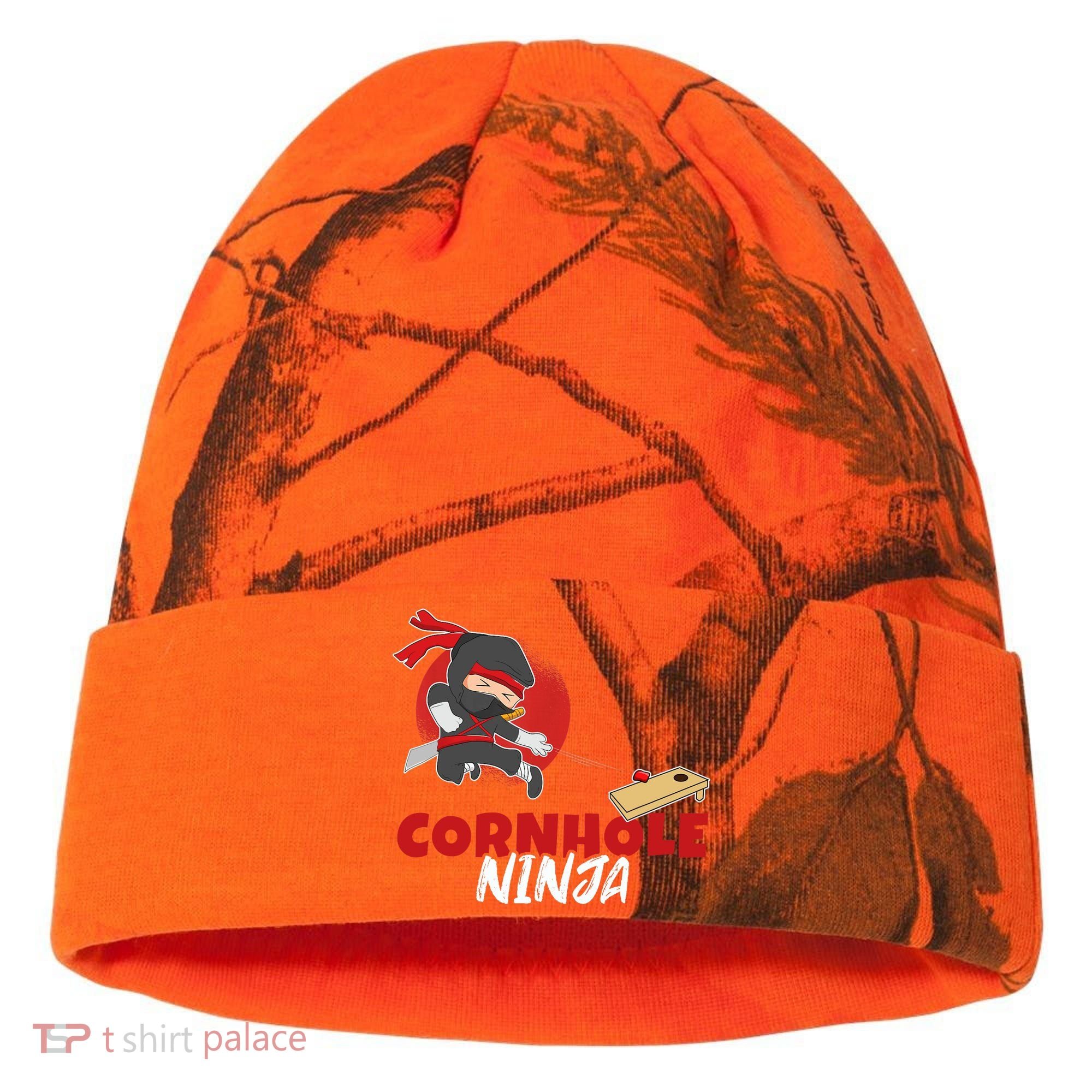 Cornhole Ninja Boy Cornhole Kati Licensed 12" Camo Cuffed Beanie