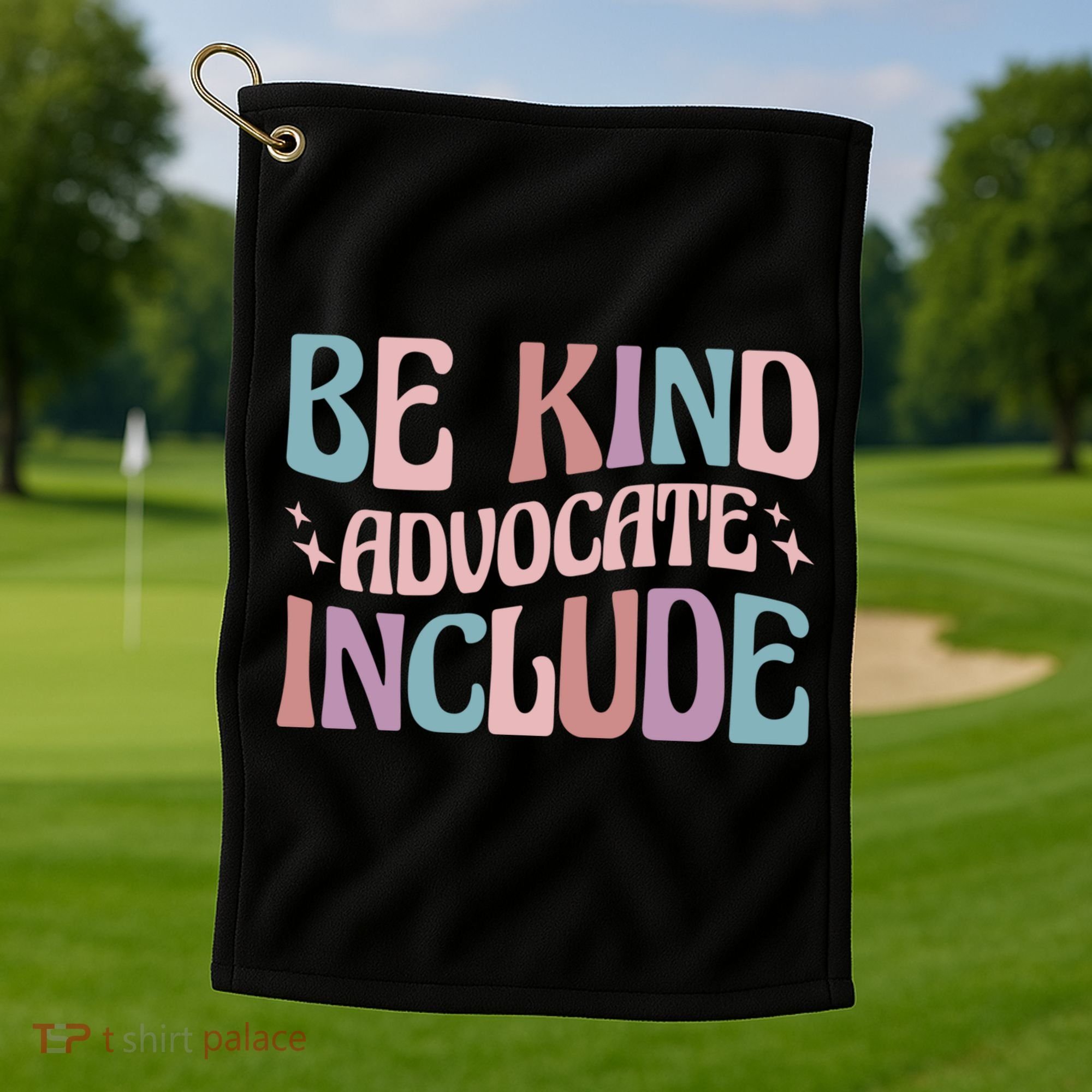 Celebrate Neurodiversity Be Kind Advocate Include Gift Golf Towel