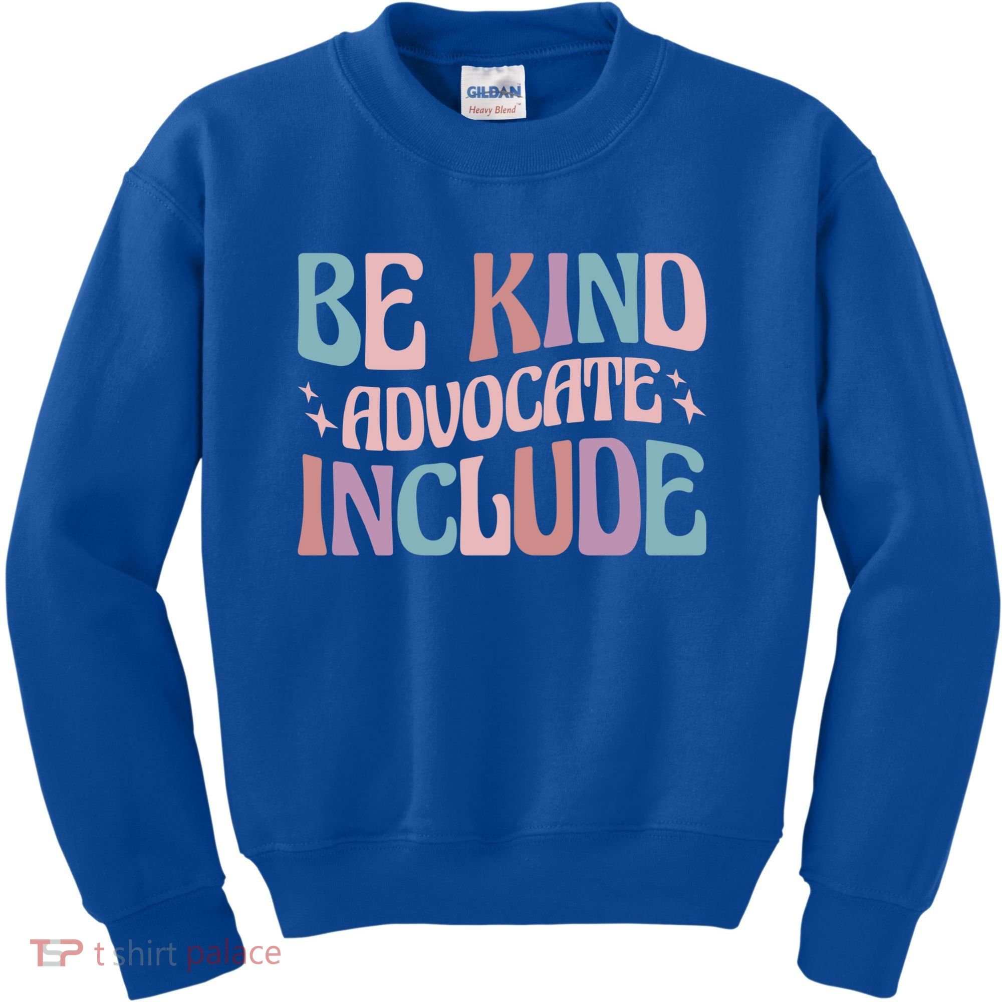 Celebrate Neurodiversity Be Kind Advocate Include Gift Kids Sweatshirt