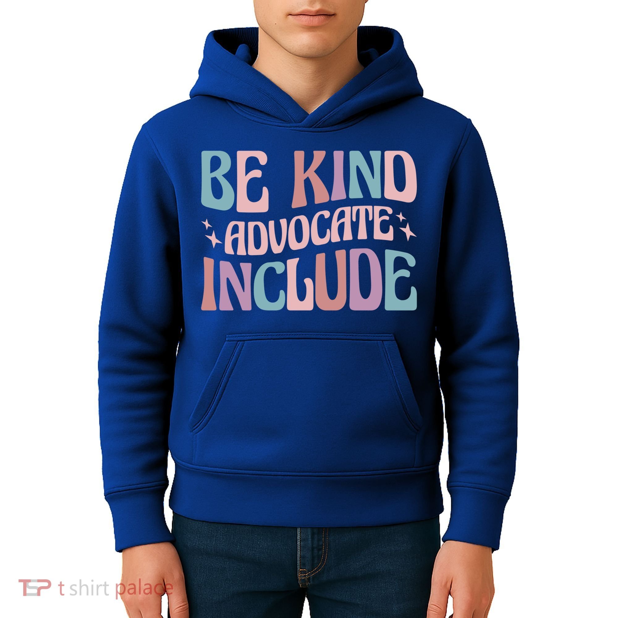 Celebrate Neurodiversity Be Kind Advocate Include Gift Kids Hoodie