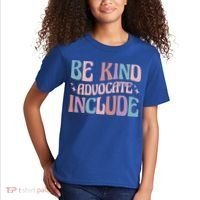 Celebrate Neurodiversity Be Kind Advocate Include Gift Kids T-Shirt thumb 2