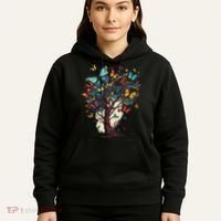 Cute Nature Butterfly Tree Hoodie thumb 5