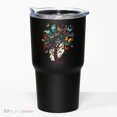Cute Nature Butterfly Tree Tumbler