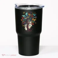 Cute Nature Butterfly Tree Tumbler thumb 0