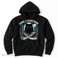 Christmas Norse Beware The Jolakotturinn Yule Cat Icelandic Hoodie thumb 0