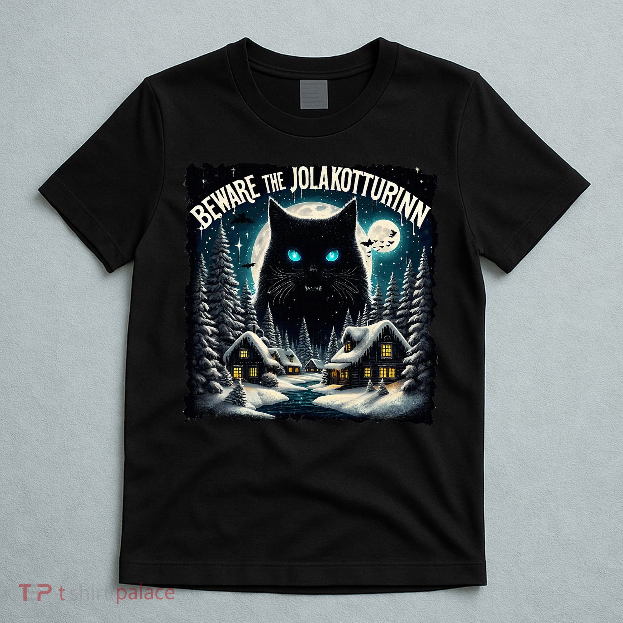 Christmas Norse Beware The Jolakotturinn Yule Cat Icelandic T-Shirt
