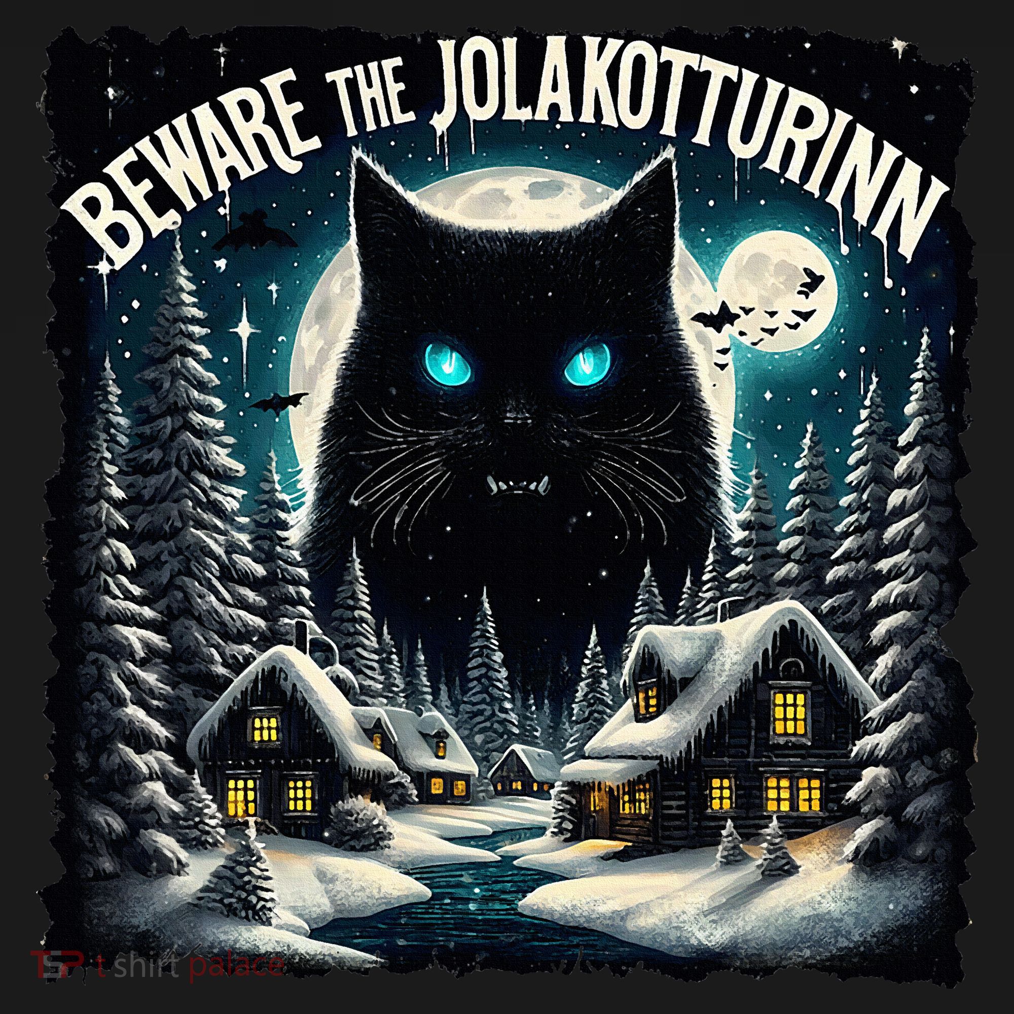 Christmas Norse Beware The Jolakotturinn Yule Cat Icelandic Women's Hoodie