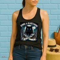 Christmas Norse Beware The Jolakotturinn Yule Cat Icelandic Women's Tank Top thumb 2