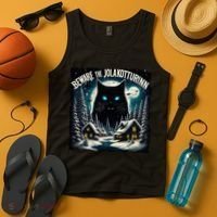 Christmas Norse Beware The Jolakotturinn Yule Cat Icelandic Tank Top thumb 4
