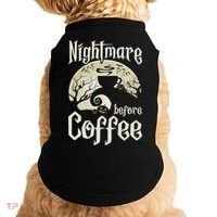 Cute Nightmare Before Coffee Halloween Funny Mug Gift Doggie Tank thumb 0
