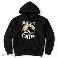 Cute Nightmare Before Coffee Halloween Funny Mug Gift Hoodie thumb 0