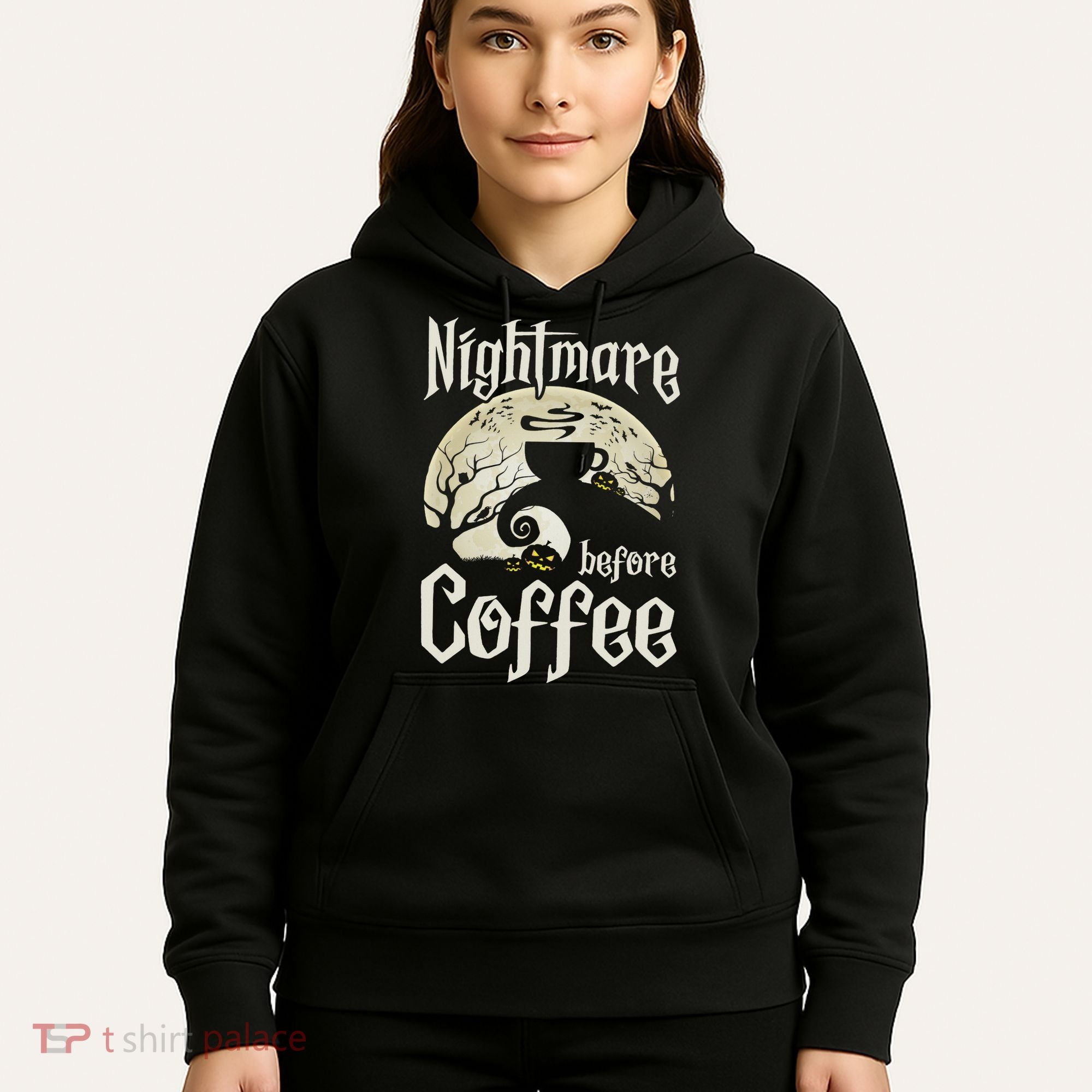 Cute Nightmare Before Coffee Halloween Funny Mug Gift Hoodie