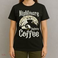 Cute Nightmare Before Coffee Halloween Funny Mug Gift T-Shirt thumb 4
