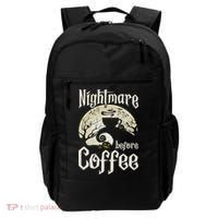 Cute Nightmare Before Coffee Halloween Funny Mug Gift Backpack thumb 0