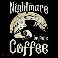 Cute Nightmare Before Coffee Halloween Funny Mug Gift Button thumb 1