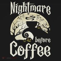 Cute Nightmare Before Coffee Halloween Funny Mug Gift Dry Zone Grid Polo thumb 2
