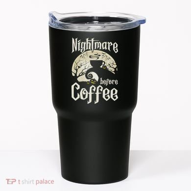 Cute Nightmare Before Coffee Halloween Funny Mug Gift Tumbler