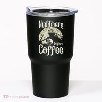 Cute Nightmare Before Coffee Halloween Funny Mug Gift Tumbler thumb 0
