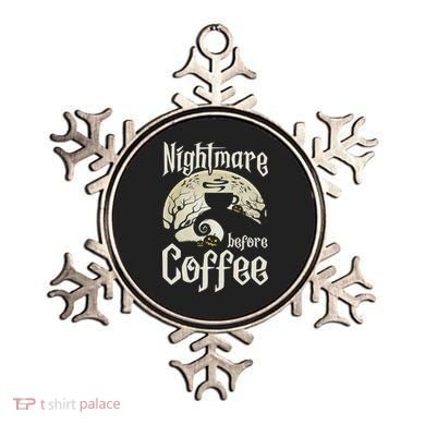 Cute Nightmare Before Coffee Halloween Funny Mug Gift Ornament