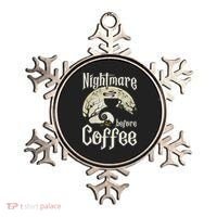 Cute Nightmare Before Coffee Halloween Funny Mug Gift Ornament thumb 0