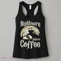 Cute Nightmare Before Coffee Halloween Funny Mug Gift Women's Tank Top thumb 3