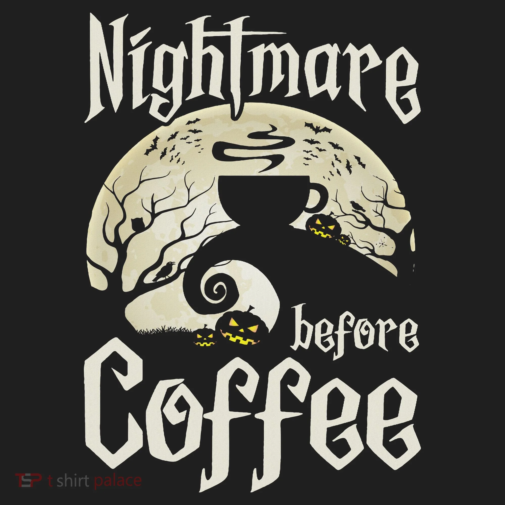 Cute Nightmare Before Coffee Halloween Funny Mug Gift Hat