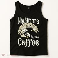 Cute Nightmare Before Coffee Halloween Funny Mug Gift Tank Top thumb 2