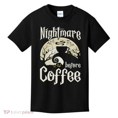 Cute Nightmare Before Coffee Halloween Funny Mug Gift Kids T-Shirt