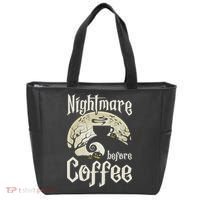 Cute Nightmare Before Coffee Halloween Funny Mug Gift Tote Bag thumb 0