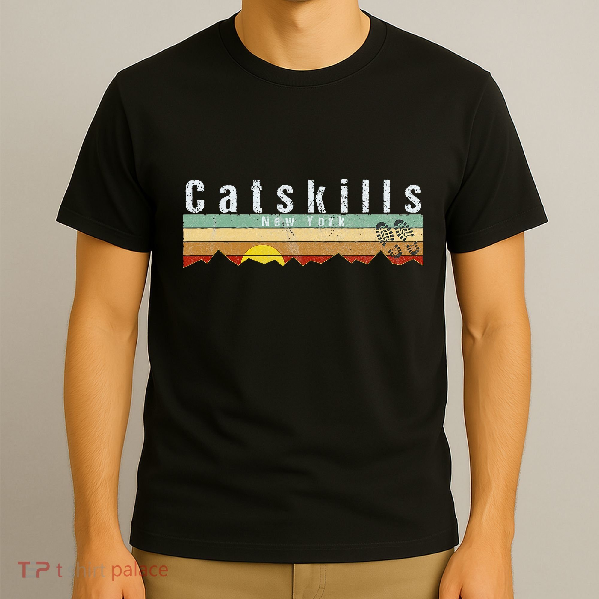 Catskills Ny Clothing Vintage Catskills Hiking T-Shirt