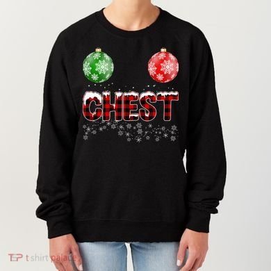 Chest Nuts Christmas Matching Couple Chestnuts Women's Sweatshirt
